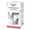 Eucerin Hyaluron-Filler + 3x Effect Duo balíček (suchá pleť) 50 ml denný krém SPF15 + 50 ml nočný krém