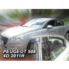 Deflektory - Peugeot 508 Sedan 2011-2018 (+zadné)