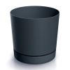 Bezvložkový kvetináč Tubo P Antracit 19,9 cm PROSPERPLAST