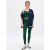 GAP POWER FULL LEGGING V2 tmavo zelená čierna