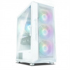 ZALMAN case I3 NEO, Mid Tower, ATX, 2xUSB 3.0, 1xUSB 2.0, 4x 120mm RGB Fan, bílá i3 Neo White