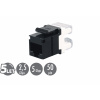 Zařezávací keystone Solarix CAT5E UTP RJ45 SXKJ-5E-UTP-BK