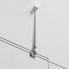 Huppe Stropné upevnenie 60 cm, strieborný pololesk