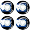 kolieska HEART SUPPLY EVEN WHEELS Royal Blue 99A 54 mm