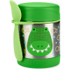 SKIP HOP Zoo Termoska na jedlo s lyžičkou/vidličkou Krokodíl 325 ml, 3r+