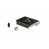 Manfrotto Quick Release Plate with 1/4'' Screw and Rubber Grip - Manfrotto 200PL-14 (200PL)