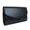 Čierna matná spoločenská listová kabelka SP102 GROSSO