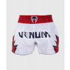 Muay Thai šortky Venum Inferno - White/Red Velikost: XXL