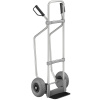 Hliníková rudla na vrecia s lyžinou ,lopata š x h 280 x 140 mm, čierna EUROKRAFTpro