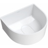 Omnires Cadence M+ umývadlo 42x37 cm polokrúhly pultové umývadlo biela CADENCE420BP