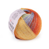 Pletacia priadza Summer Dream (100g) variant žltozelená - oranžová