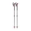 Skialpové palice LEKI Poles HAUTE ROUTE 2, dark anthracite dark red black 110-150