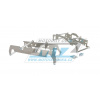 Cross Pro Kryty chladičov hliníkové Radiator Guard - KTM SX+SXF+EXC+EXCF / 19-22 + Husqvarna TE+FE+TC+FC (s ventilátorom)