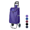 Bewello Vyťahovacia nákupná taška na kolieskach - 5 farieb - 100 x 36 x 25 cm - polyester - max 30 kg