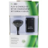Nabíjací akumulátor Xbox 360 + USB napájanie čierna