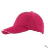 GILES šesťpanelová šiltovka, ružová