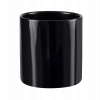 Záhradný kvetináč - Keramický hrniec 23x22 cm čierny (Keramický hrniec 23x22 cm čierny)