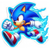 CUKROVÁ TLAČ jedlý obrázok na tortu Cukrová hmota SONIC SONIK JEŽKO + TEXT 150