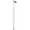 LEKI Nordic Walking palice Spin Shark SL, striebornosivá-tmavý antracit-limetková, 100 - 130 cm