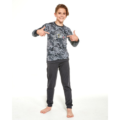 Chlapčenské pyžamo Cornette Kids Boy 453/118 Air Force - Grafitová / 86-92