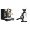 Lelit Bianca PL162T V3, black + Eureka Mignon Libra 65 All Purpose, CR white