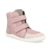 Barefoot dětské zimní boty Baby Bare - Febo Winter Candy růžové