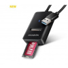 AXAGON ADM2-AM USB-A 10Gbps - M.2 NVMe & SATA SSD adaptér, kábel USB-A 10cm Axagon