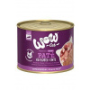 WOW Cat konzerva Senior Paté drůbež s kachnou 200g