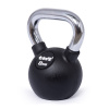 TRINFIT Kettlebell kov / guma s chrom madlem PREMIUM 8 kg