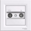 Schneider Electric Asfora TV-R zásuvka, biela - EPH3300121