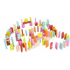CLASSIC WORLD Drevené domino pre deti medvede 105 ks