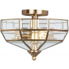 Elstead Lighting Old Park stropné svietidlo 2x60 W mosadzná OLD-PARK-AB
