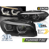 XENON SVETLOMETY ANGEL EYES LED DRL ČIERNE SEQ pre BMW F10/F11 10-13