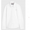 Detská košeľa - Detská košeľa Tommy Hilfiger Veľkosť 164 Biela rukáv (Tommy Hilfiger Detská košeľa biele 164 kúpele)