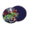 Jerry Fabrics Tvarovaný mikroplyšový vankúš Avengers Heroes priemer 40