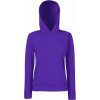 F.O.L. | Classic Lady-Fit Hooded Sweat, Dámska mikina s kapucňou, fialová Purple, S