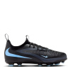 Nike Phantom 6 Academy Low Juniors Firm Ground Football Boots Black/Black 4 (36.5)