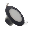 NEDES Podhľadové LED svietidlo LDL153/B DR01/4000 IP44 čierne