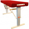 Prenosný elektrický masážny stôl Clap Tzu Linea Wellness Farba: PU - vínová (wine red), Rozmery: 192x75cm, Doplnky: sieťové napájanie + vstavané elektrické vyhrievanie + nožný spínač od 192*75 cm | 29