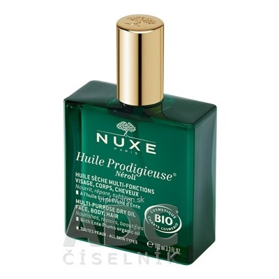 NUXE BIO Huile Prodigieuse Néroli multifunkčný suchý olej na tvár, telo a vlasy 100 ml