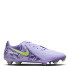 Nike Phantom GX II Academy Firm Ground Football Boots Purple/Volt 10 (45)