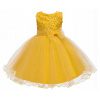Spoločenské šaty vel.110 - Žlté s perličkami