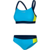 Dámske plavky Naomi 284 Blue/Navy Blue/Yellow - AQUA SPEED 34