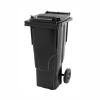HTI Plastová popelnice 60 lt. - plast. nádoba - černá MC-0009-3