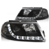 Predné svetlá VW Passat B5 3BG Devil Eyes Black s denným svietením