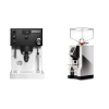 Rancilio Silvia PRO X, černá + Eureka Mignon Perfetto, CR chrome