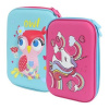 Peračník 3D Unicorn (jednorožec), jednozipsový, prázdny, 23,5x16,5cm