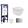 Geberit SET Duofix 111.300.00.5 +WCzávesné Id.Standard TESI +sedátko +Sigma01 ChrMat 111.300.00.5 NF3