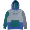 RIPNDIP - Logo Color Block Hoodie Multi Veľkosť: S