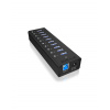 ICY BOX IB-AC6110 USB 3.2 Gen 1 (3.1 Gen 1) Type-B 5000 Mbit/s Černá